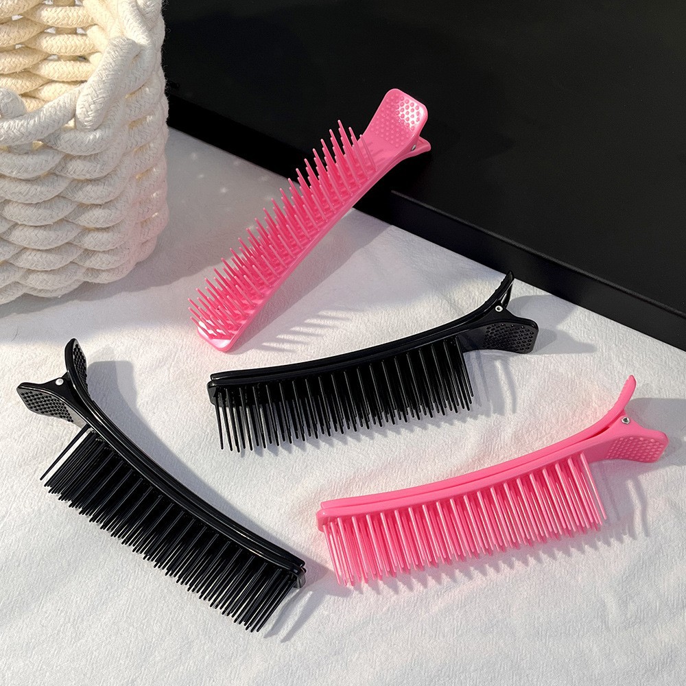Hairdressing Sectioning Comb Clip, Barber Shop Perm and Dyeing Tool, Multifunctional Comb Positioning Clip, Styling Clip, Bangs Comb Clip