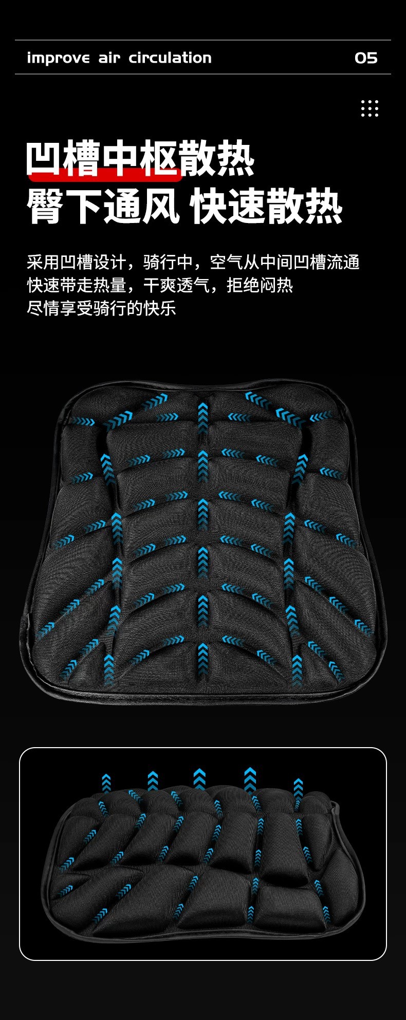 Electric Vehicle Seat Cushion Cover, Motorcycle Cover, Heat Insulation Pad, Scooter, Motorcycle Shock-Absorbing Heat Insulation Pad, Waterproof, Sun Protection, Thickened