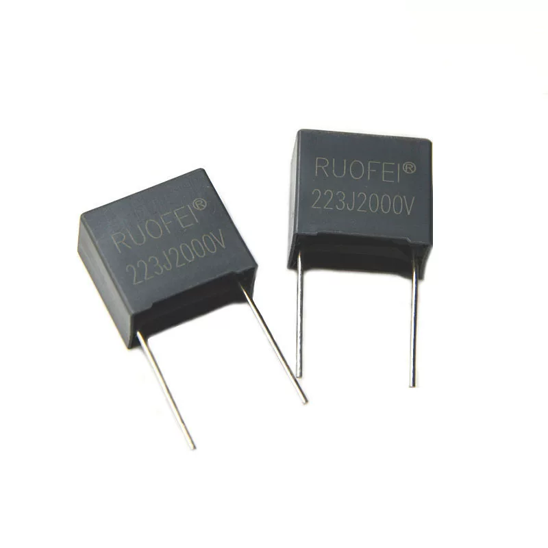 Высокочастотный резонаторный конденсатор MMKP82 0.022µF 223J2000V 2КВ двойная сторона металлизированная плёнка межскоридорное расстояние 15