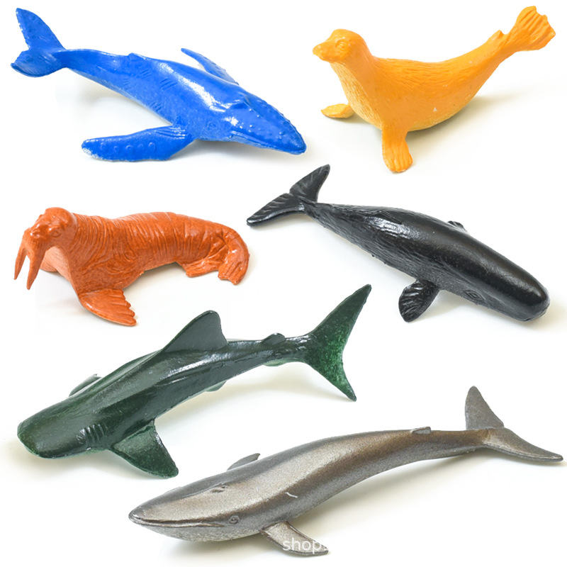 Modelo animal transfronterizo Zoológico para niños dinosaurio juguete traje simulación animal Marina pequeño insecto modelo