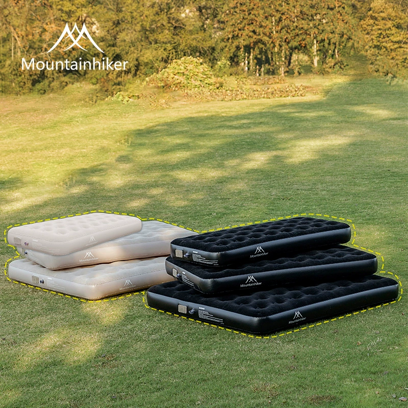 Шаньчжи inflatable матрас для уличного кемпинга, толстый надувной матрас, портативное уличное спальное место, влагозащищённый матрас на двоих