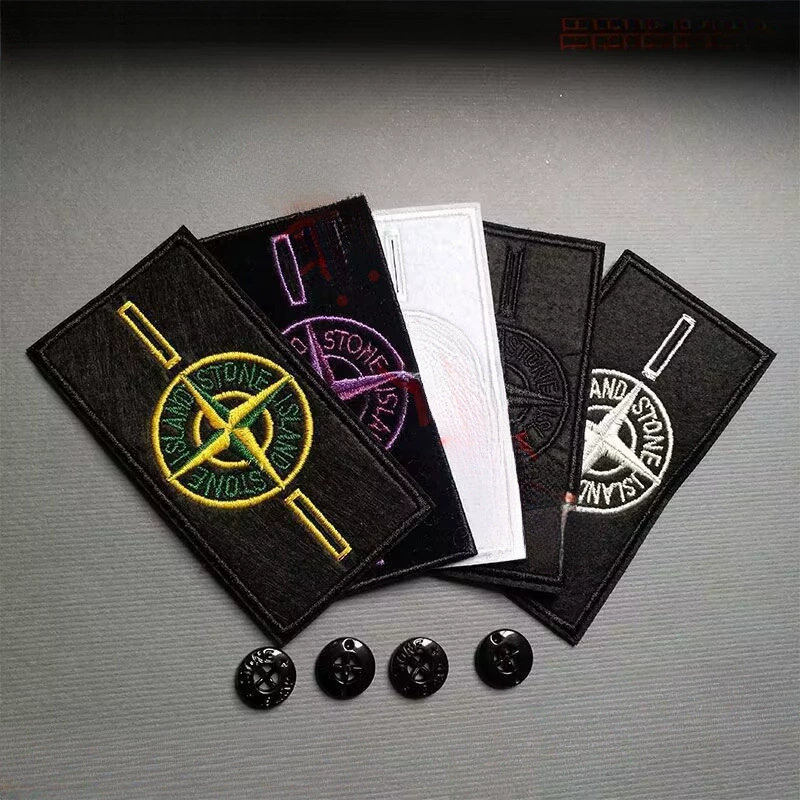 Нашивка Stone Island, вышитая нашивка Stone Island, нашивка Ghost Island, значок Ghost Island, украшение для одежды и обуви