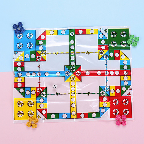 Mini flying chess, children's educational early education toys, personal interactive board games, kindergarten science and education toys