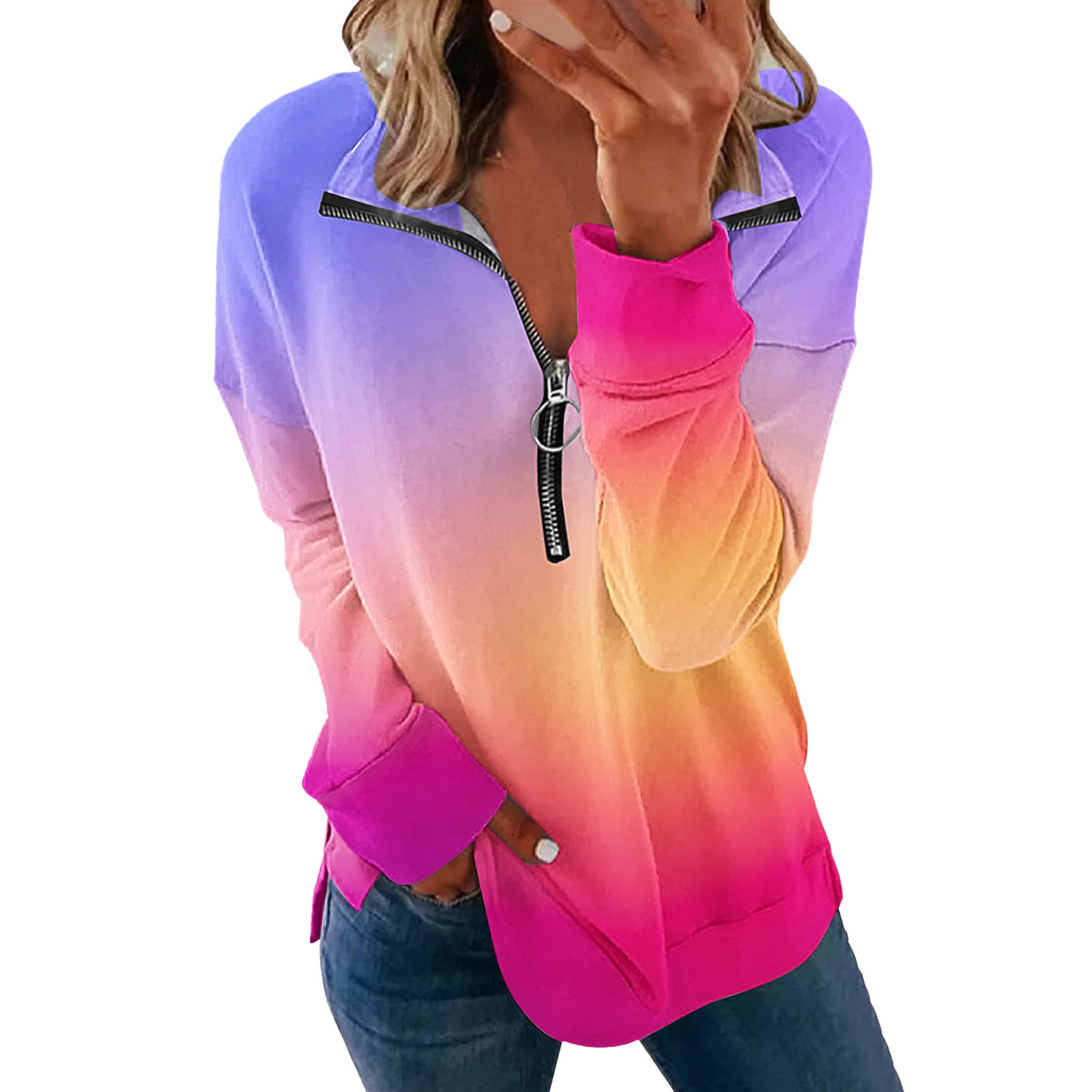 Colorful Hooded Sweatshirt 4