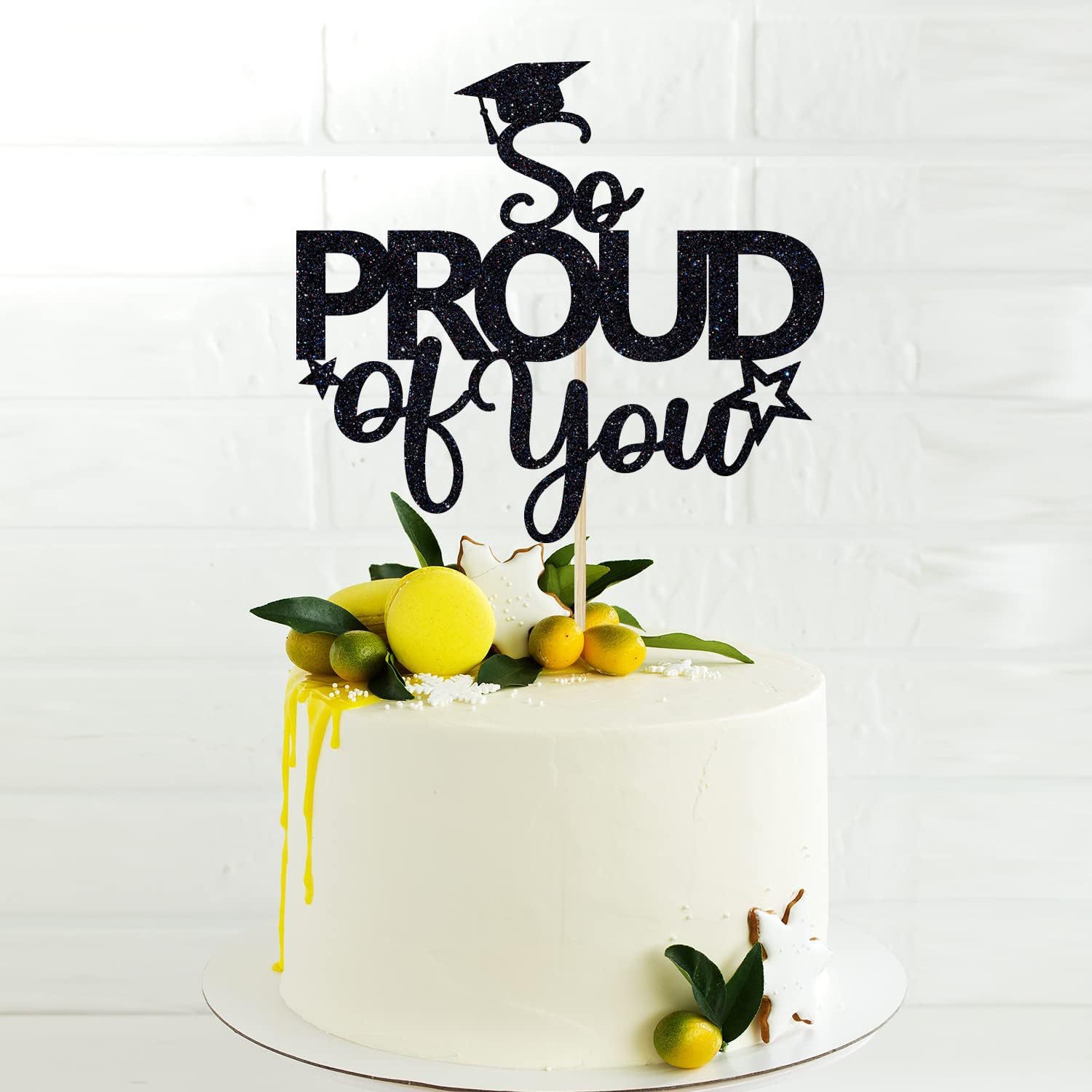 La temporada de graduación de la torta de la tarjeta de decoración 2024 Negro Flash partido Colegio grueso papel no es fácil de romper el comercio exterior transfronterizo