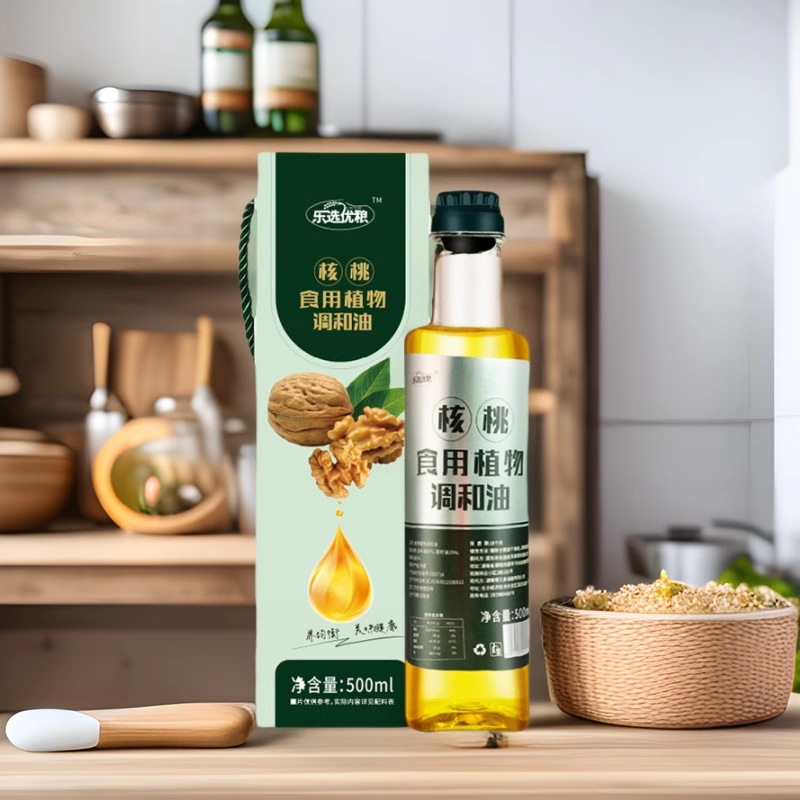 乐选优粮家用亚麻籽植物核桃油 调和山茶芝麻橄榄礼品油 整箱批发