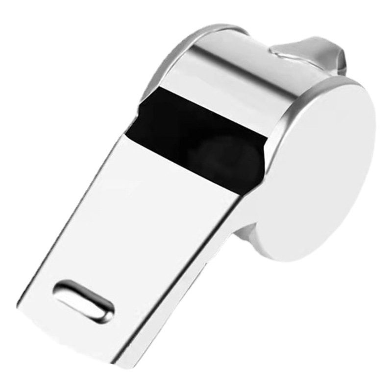 Whistle, Edge-Wrapped Whistle, Stainless Steel Whistle, Metal Whistle, Outdoor Survival Whistle, Traffic Command Whistle