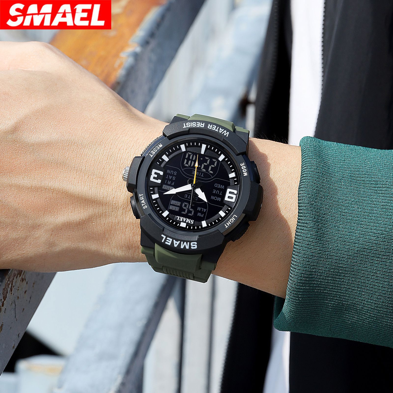 New Hot Selling Watch SMAEL Casual Fashion Watch Alloy Multifunctional Waterproof Outdoor Men's Detachable Electronic Watch_voghion.com