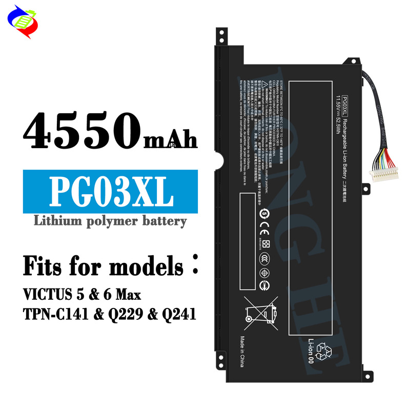 For HP VICTUS 5/6 Max/TPN-C141/Q229/Q241 laptop battery PG03XL