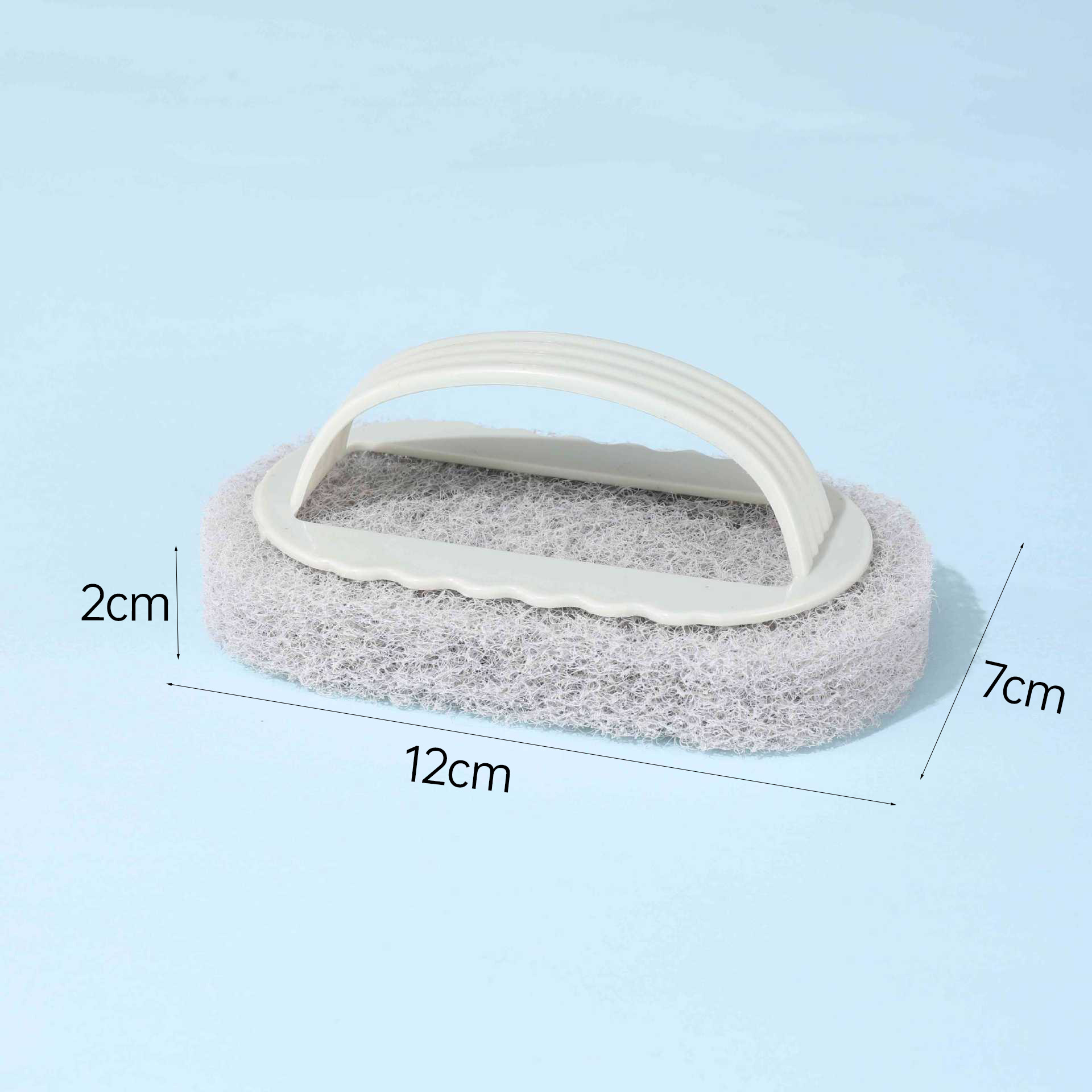 Cross-border with handle bathtub brush bathroom tile scrubbing bowl scrubbing kitchen scouring pad hand-held cleaning brush