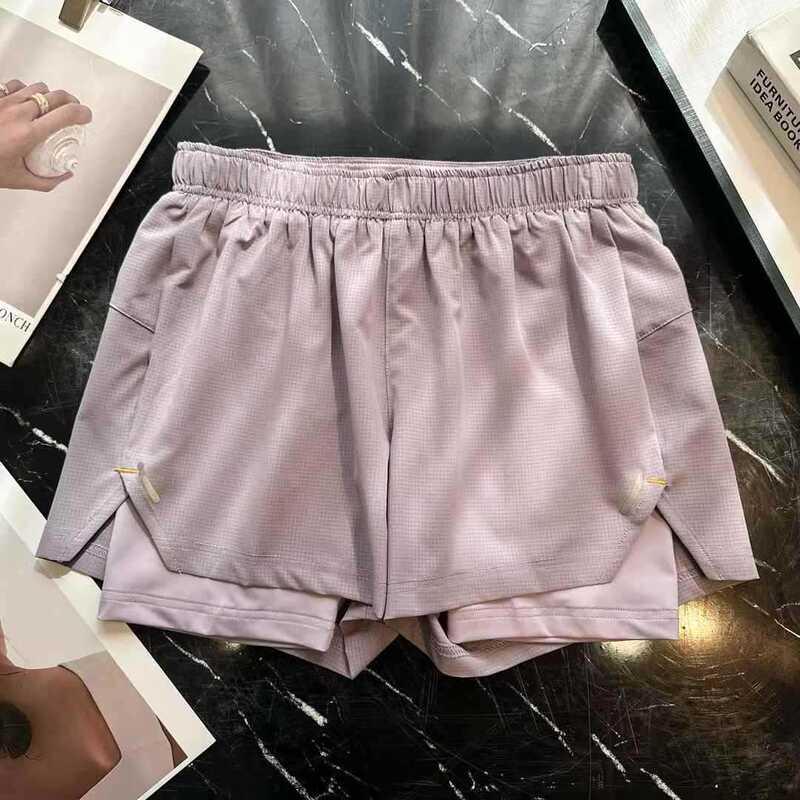 Factory Order! Outdoor Two-In-One Hiking Sports Anti-Glare Quick-Drying Training Fitness Breathable Casual Shorts for Women