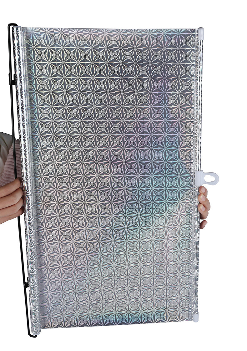 Suction cup car sunshade front curtain retractable sunshade home window sunscreen non-perforated sunshade balcony roller blind