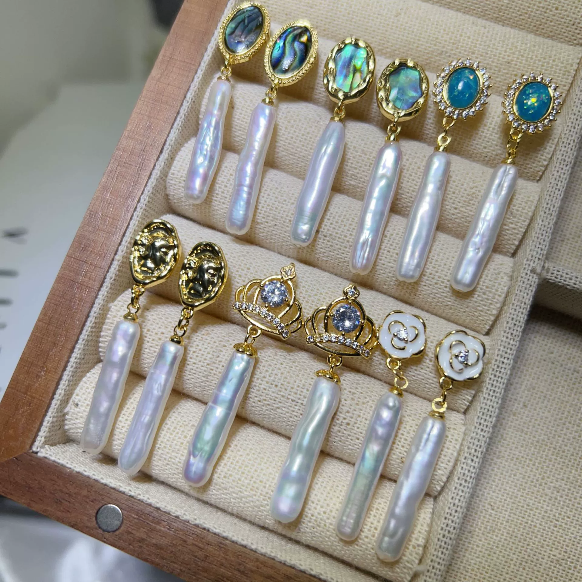 Оригинальный дизайн барочная зубочистка натуральная форма жемчужная серьга S925 серебряная игла позолоченная ретро легкая роскошная серьга женщина