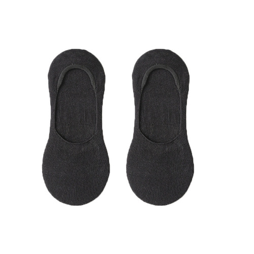 Women's pure cotton anti-slip non-slip socks summer thin white plain shallow mouth invisible socks anti-slip breathable