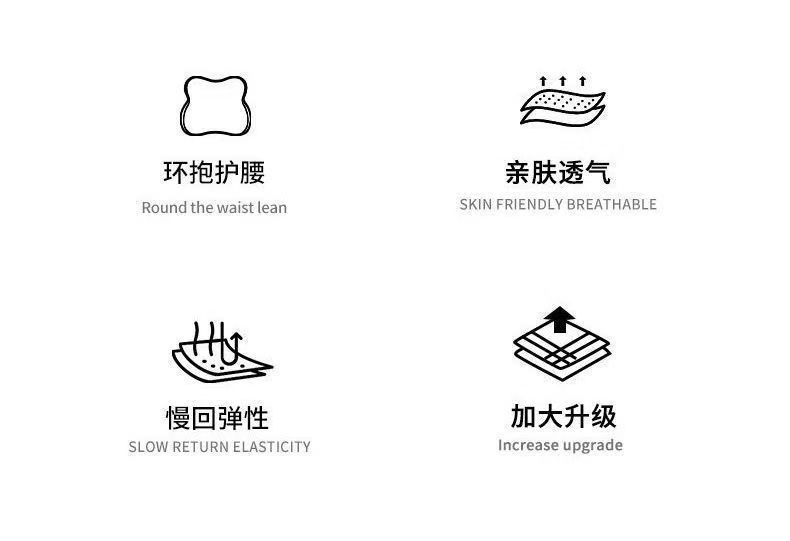 Cross-border car headrest waist support factory wholesale car memory foam cushion waist cushion backrest waist pillow car neck pillow