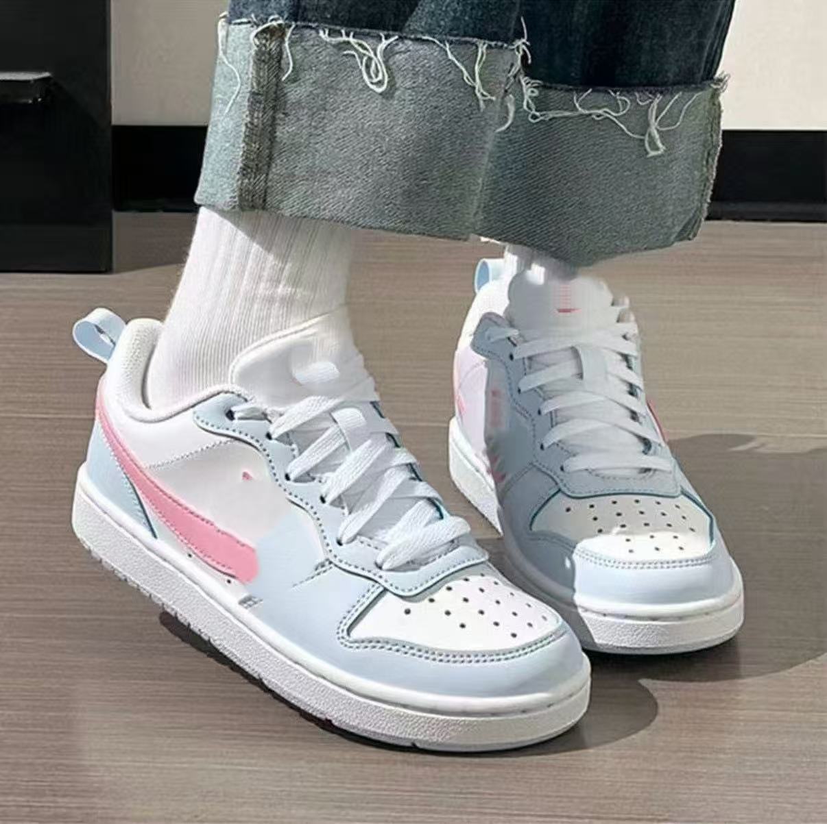 Putian Cross-Border Foreign Trade Wholesale Air Force Court Vision Casual Sneakers for Men and Women, Sports Style Casual Shoes