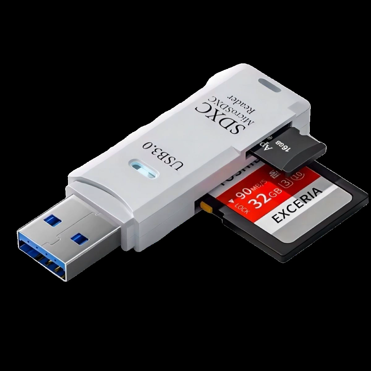 USB3.0 картридер многофункциональный считыватель карт SD и TF два-в-одном читающее устройство