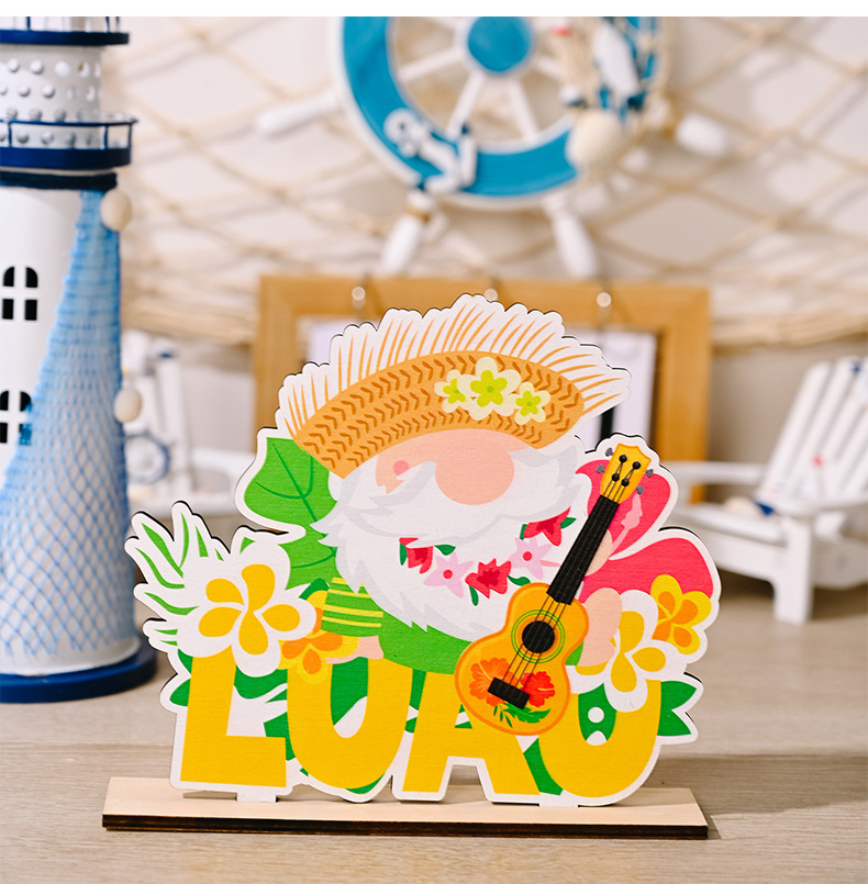 New Summer Wooden Creative Letters Lemon Table Decoration display picture 3