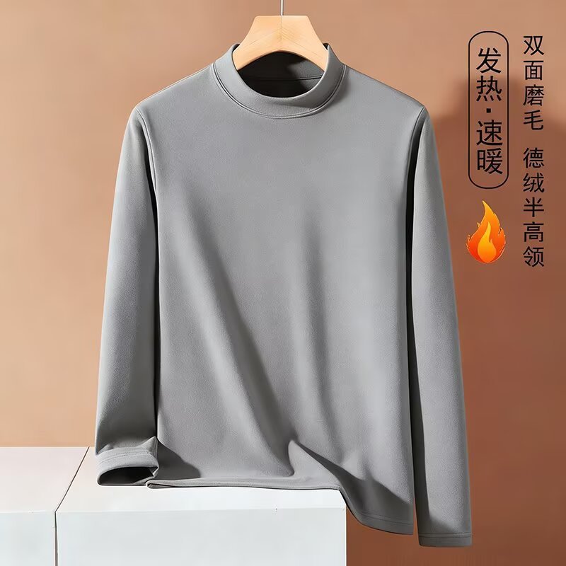 【260g 중량 독일산 델론 기모】 연회색