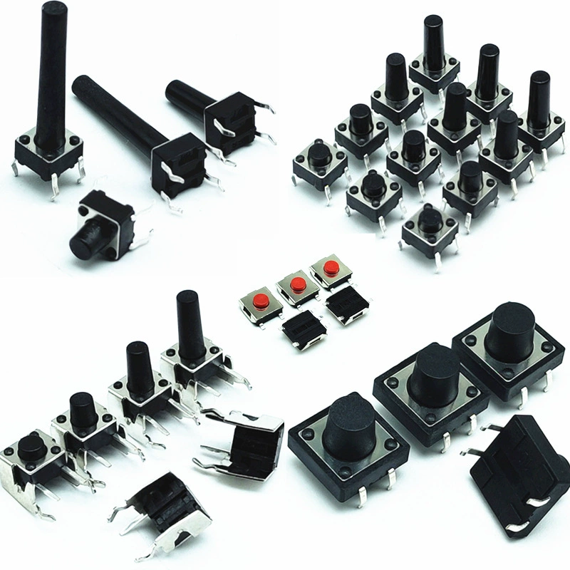 Сенсорный переключатель 6*6*5 контактный ключевой переключатель 6*6*6 СМТ патч 4,5*4,5 12*12 сенсорная кнопка