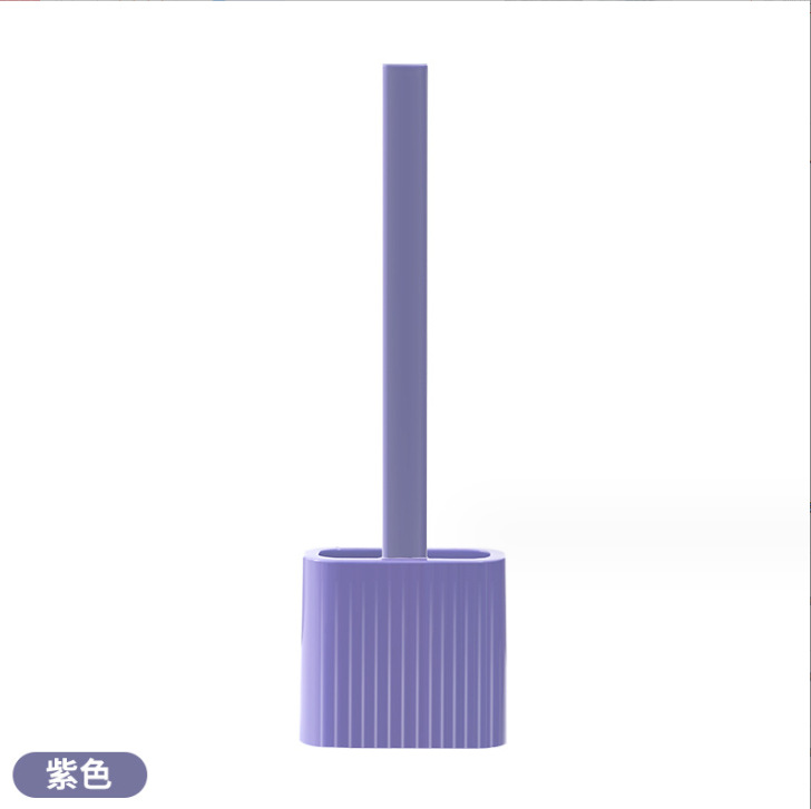 Cepillo de limpieza de inodoro de pegamento blando de mango alargado conjunto de cepillo de limpieza de inodoro doméstico cepillo de limpieza de inodoro 2 en 1 cepillo de limpieza