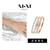 Goods, accessory, fashionable zirconium stainless steel, women's bracelet