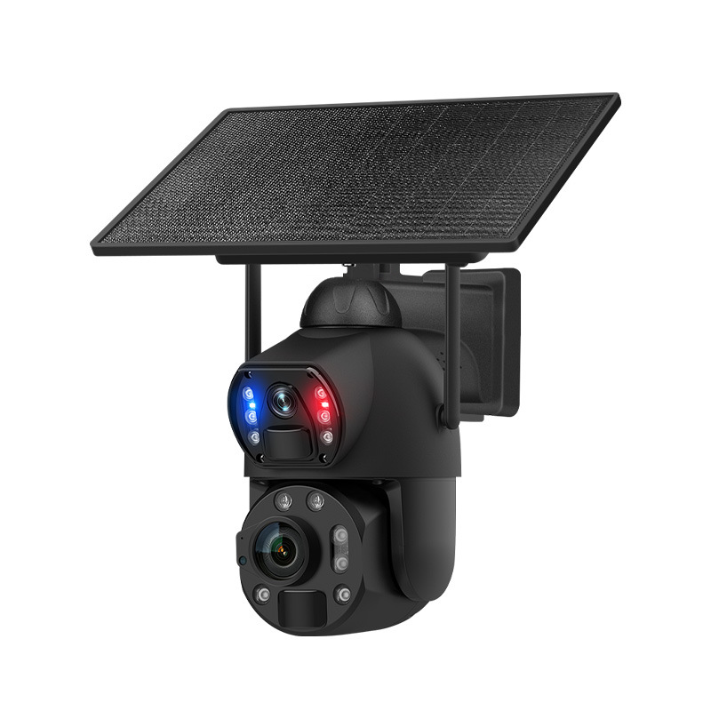 Modelo privado de baja potencia 36x zoom metal domo 10W solar interior y exterior 4G/WIFI cámara de vigilancia