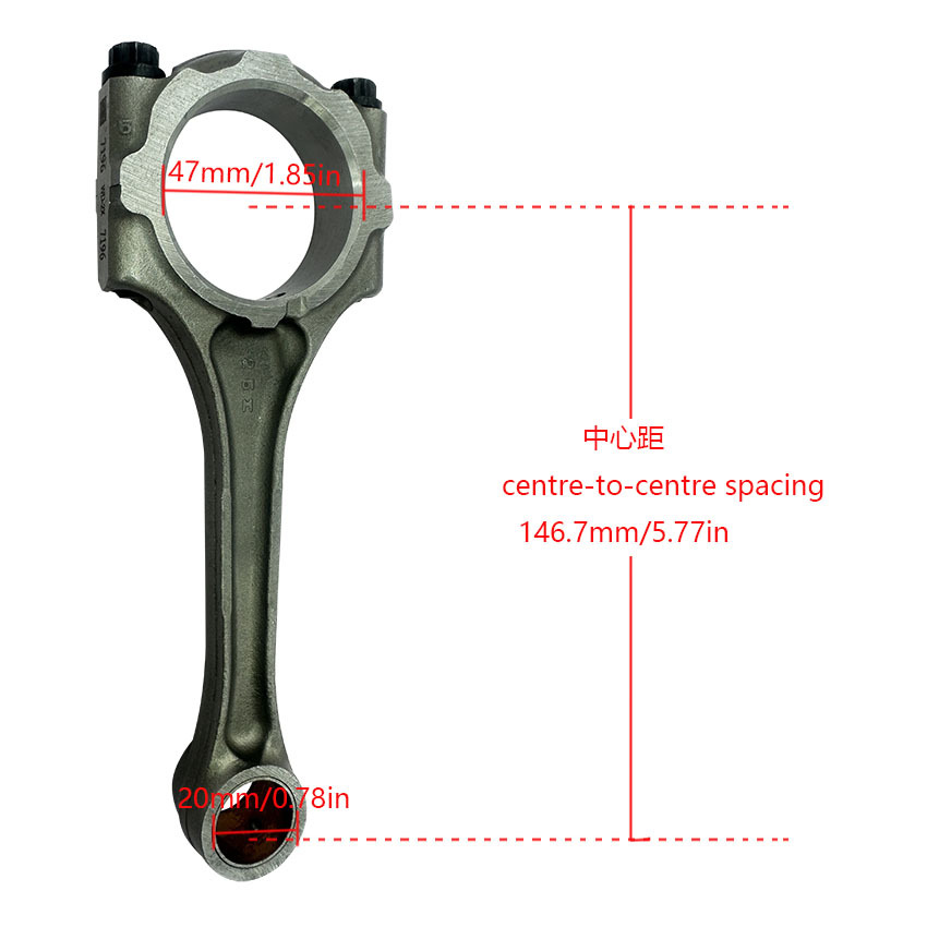 Car connecting rod 13201-39185 Toyota Revin 1.8L 2ZR engine connecting rod assembly
