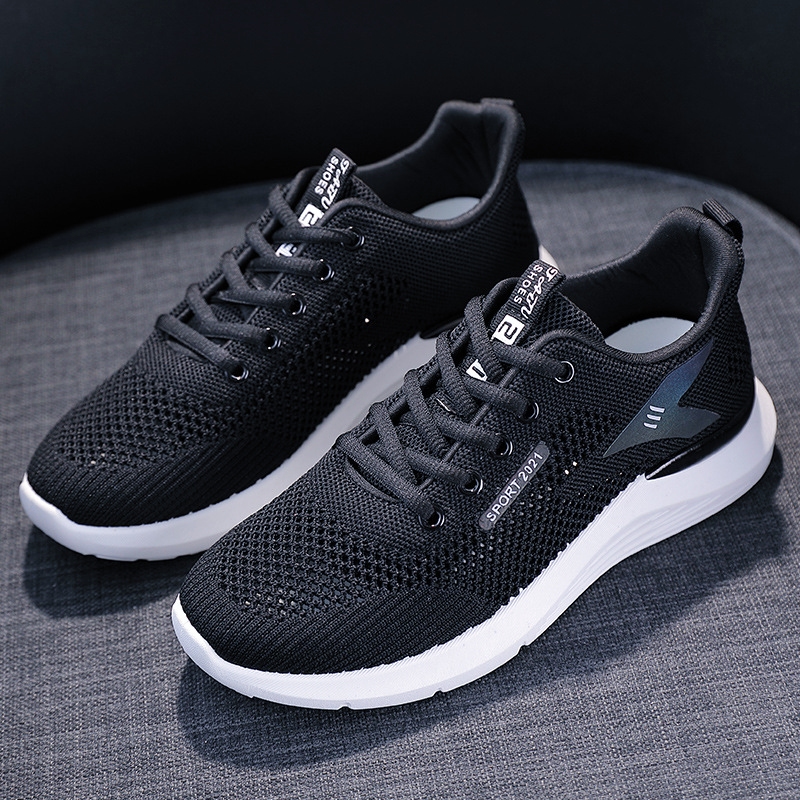 Zapatos deportivos de mujer 2023 nuevos zapatos de red de otoño respirables zapatos casuales blancos casuales zapatos casuales zapatos para correr