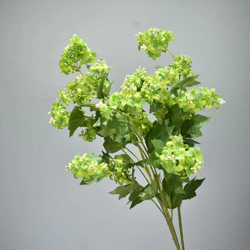 新款丁香花仿真木绣球高枝槐花桂花婚礼堂软装家居酒店装饰假花