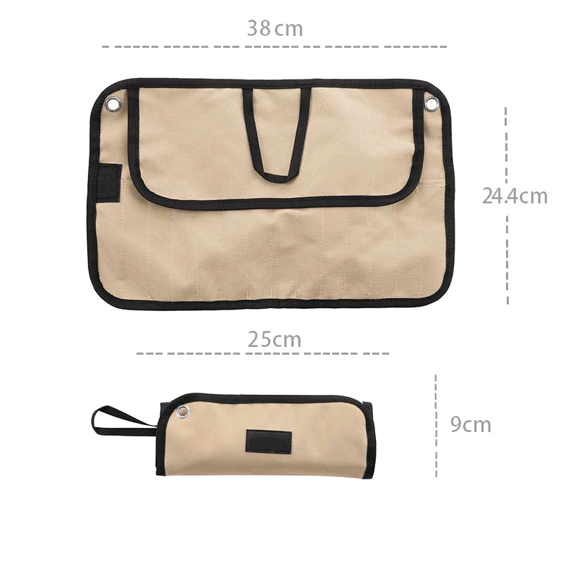 Bolsa de almacenamiento de cubiertos al aire libre bolsa de acero inoxidable bolsa de viaje bolsa de almacenamiento de cocina bolsa de acampamiento bolsa de almacenamiento