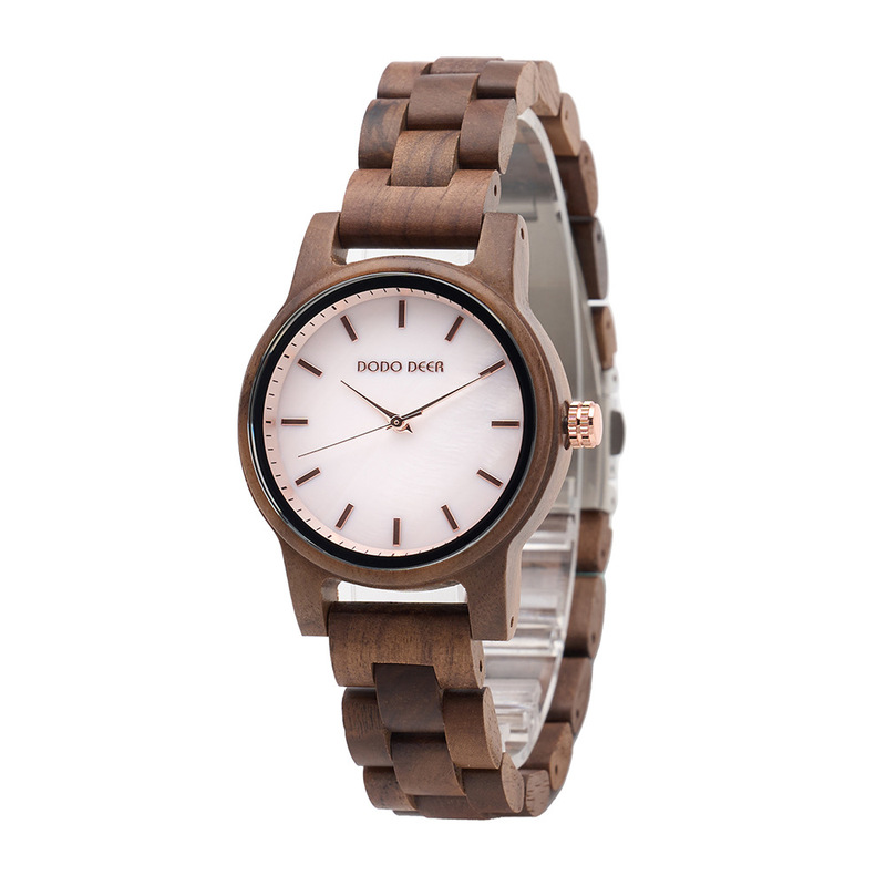 Dodo Deer Cross-Border Hot Selling Fashionable All-Wood Women's Watch Source Manufacturer Wooden Watch