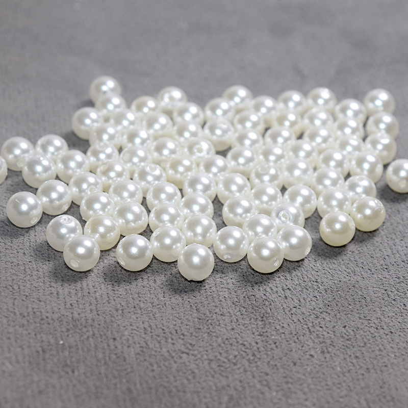 DIY Ornament Accessories Classification 100 PCS/Package Imitation Pearl Geometric Polished DIY Ornament Accessories Beads