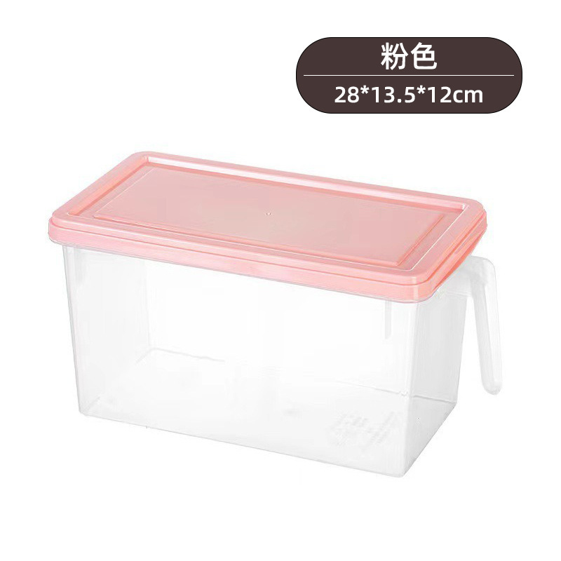 冰箱收纳盒厨房透明塑料可叠加收纳盒鸡蛋水果蔬菜带盖保鲜盒收纳|undefined