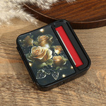 外贸跨境货源金属卷烟器烟丝烟盒方便携带按压卷烟粗支香烟卷烟器