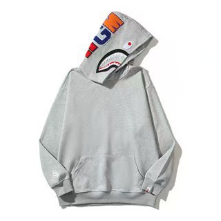 Sudadera con Capucha de Tiburón Camuflada con Bordado/Estampado para Hombre y Mujer | Estilo Casual