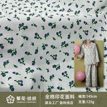 现货供应田园小花布碎花布棉麻布料 桌布沙发盖布窗帘布面料