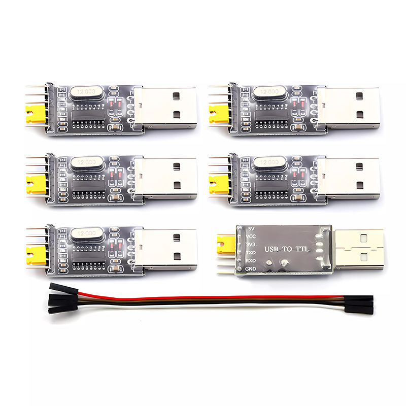 USB转TTL CH340模块 USB转串口 单片机下载线 刷机线板 升级小板