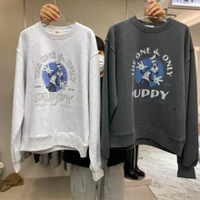 现seed韩国东大门代购2025秋冬款卡通高飞宽松休闲套图长袖卫衣女