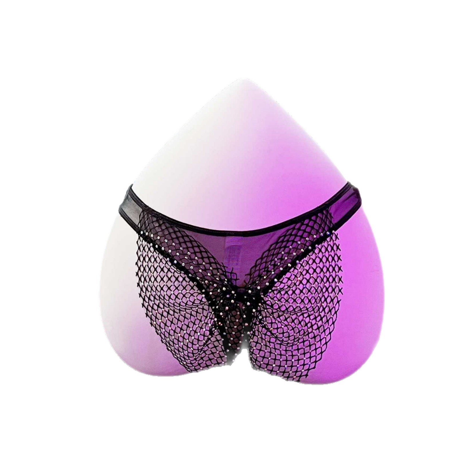 Completo transparente Tanga mujer seductora gran arco malla ver-a Través De T pantalones sexy image 6