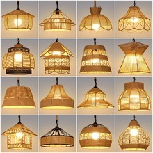 美式复古麻绳吊灯工业风铁艺餐厅酒吧服装烧烤店复古装饰店商用灯