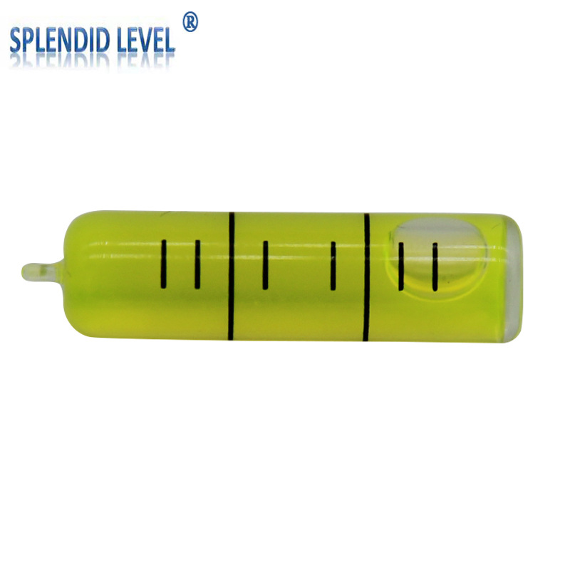 玻璃管水平气泡珠圆柱形水平泡水准泡便携式水平仪水准仪高精度
