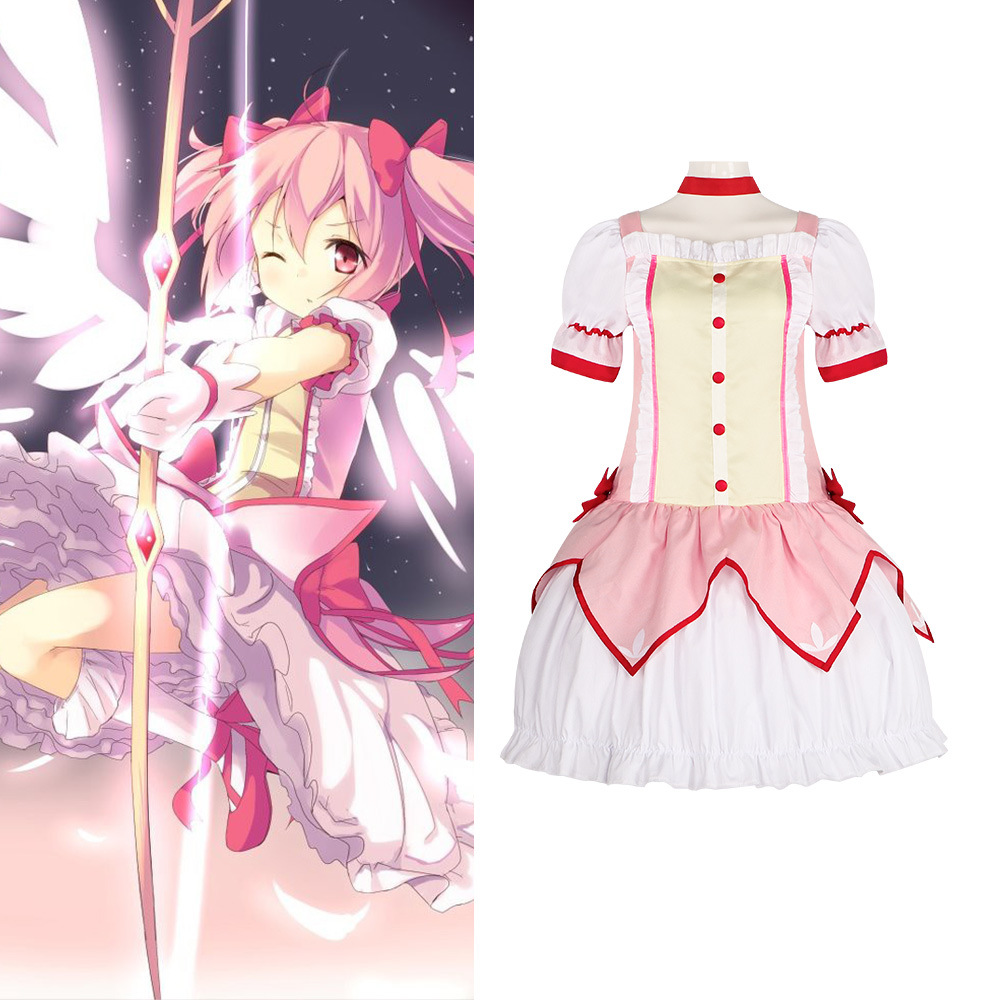 Magic Girl Cosplay Kyo Mami Tomoe Transformation Battle Suit Halloween Stage Performance Costume
