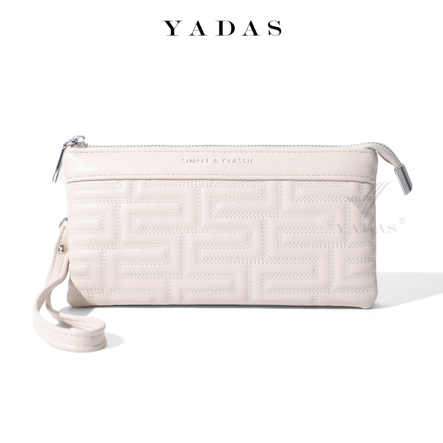 YADAS nueva billetera de mujer pu larga bolso de mano de mano de un solo tirón fábrica de venta directa bolso de teléfono móvil de gran capacidad