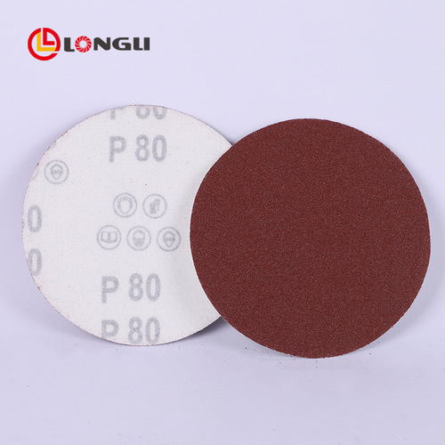 Set of flocked sandpaper sheets 4 inches 5 inches 9 inches polished brushed self-adhesive sandpaper sheets sticky disc sandpaper