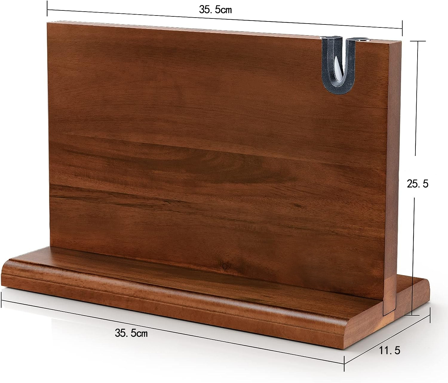 Tenedor de madera magnético del cuchillo