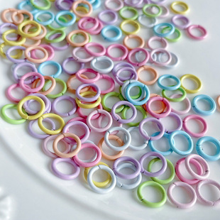 ��ɫ�]��Ȧ8/10mm�ǹ�ɫ��Ȧ耳�Ȧ ������֙C�DIY�ֹ��Ʒ��