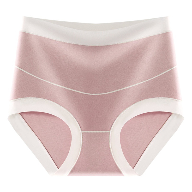 Ropa interior de mujer embarazada modal Algodón puro transpirable antibacteriano entrepierna cintura alta vientre apoyo temprano, medio y tarde embarazo ropa interior sin costuras para mujeres
