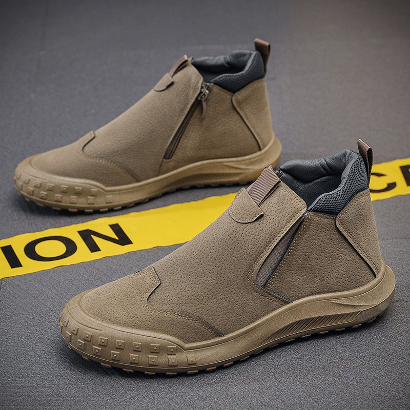 Обувь по страхованию труда 2024 новая осенняя обувь на строительной площадке Baotou