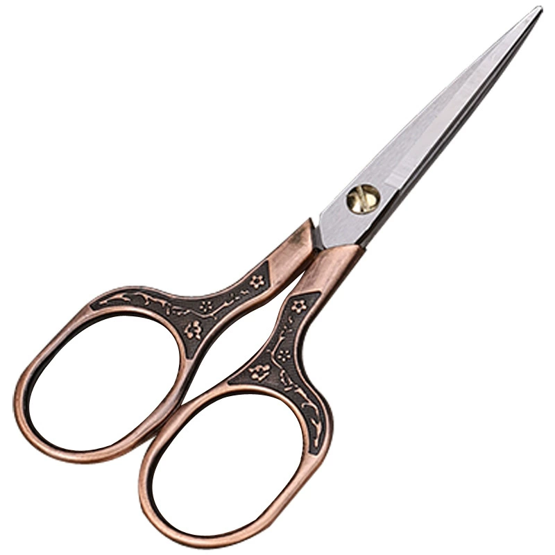 Scissors stainless steel, retro tea bags, small tea set with accessories